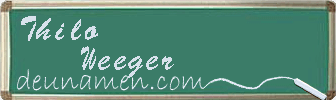 Thilo Weeger Visitenkarte